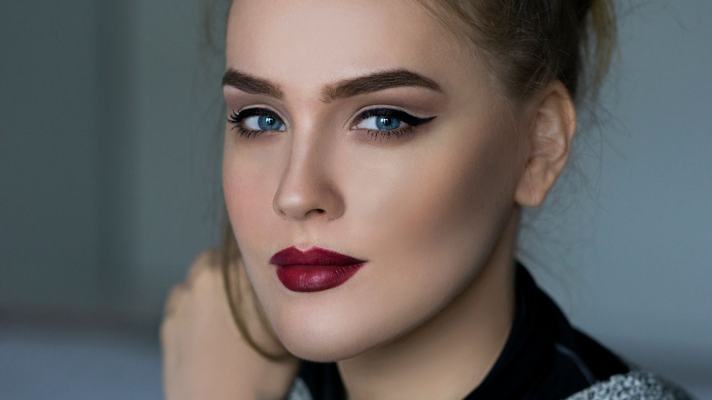 Intense gaze